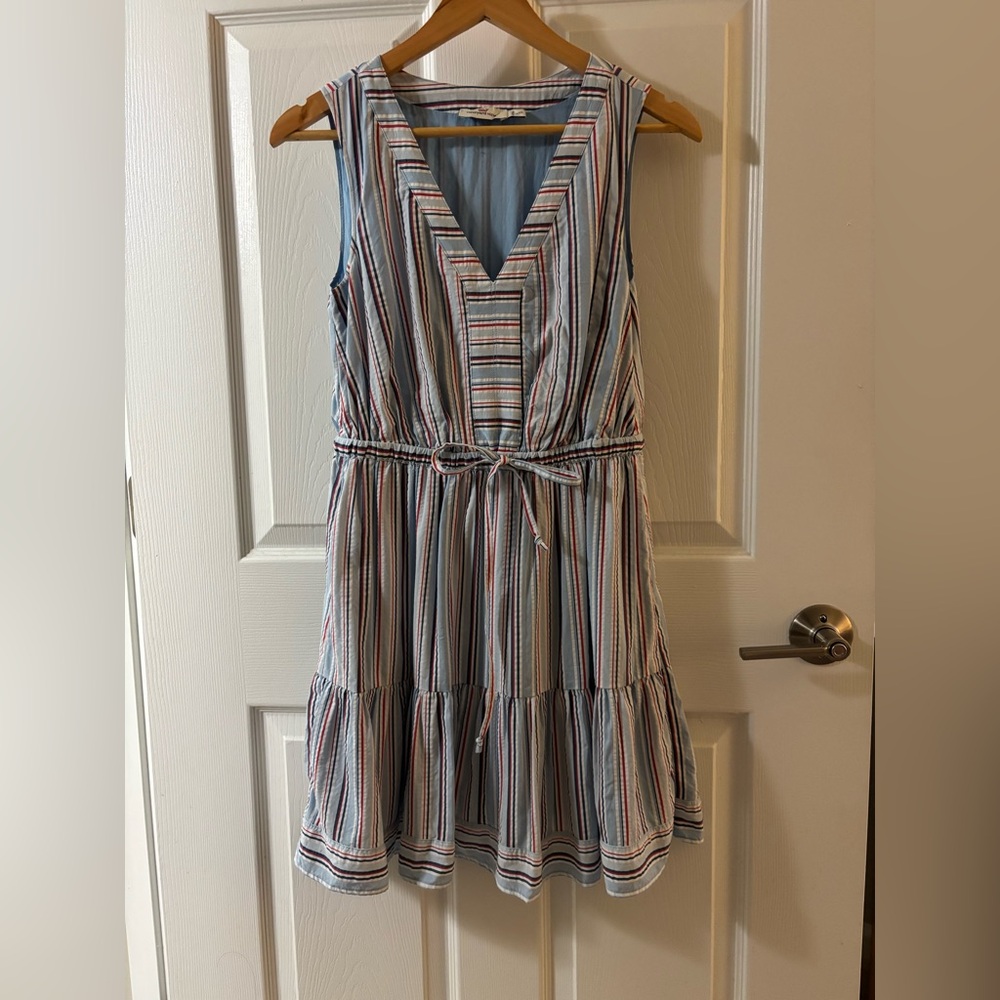 Vineyard Vines Red White and Blue Seersucker Dress